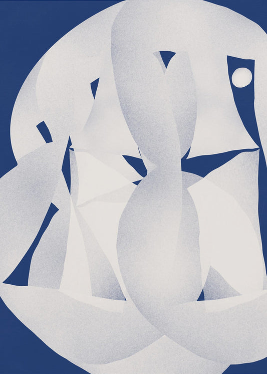 Papiersculptuur Abstract | Poster