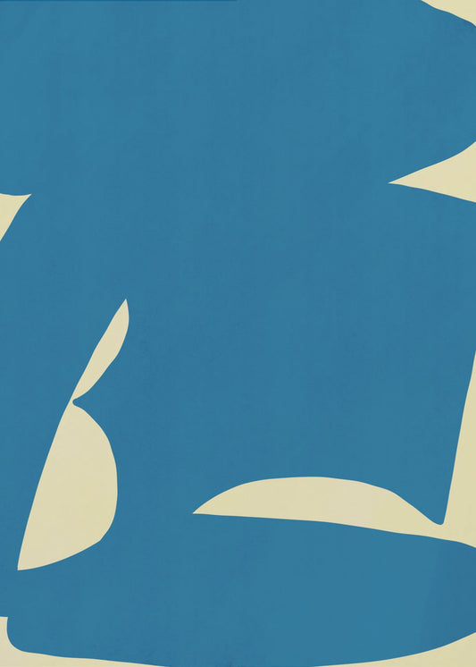 Abstract Blue Form | Canvas
