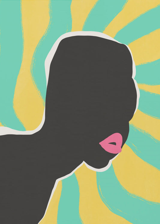 Anoniem portret in de zomer | Poster