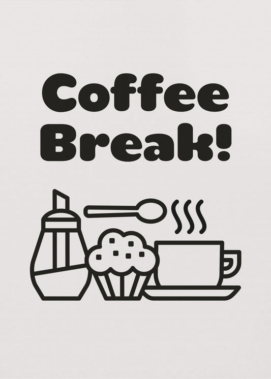 Koffiepauze | Canvas