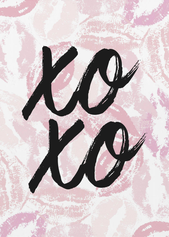 XO Kiss-afdruk | Canvas
