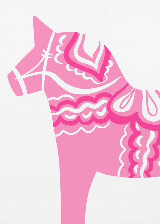 Roze Dala-silhouet | Poster