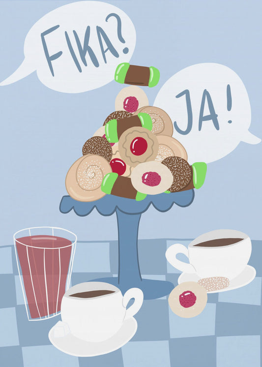 Zweedse Fika Delight | Poster