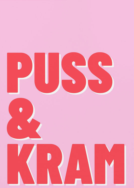 Knuffels en kusjes | Poster