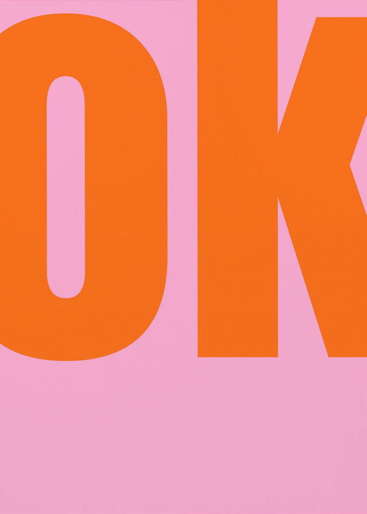 Gedurfde roze statement | Poster