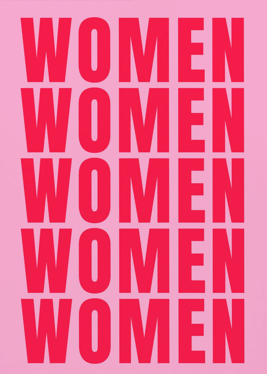 Bold Repeat: Women | Poster