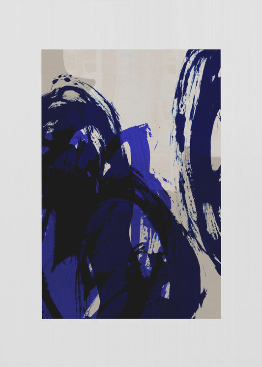 Abstracte penseelstreken 20 | Canvas
