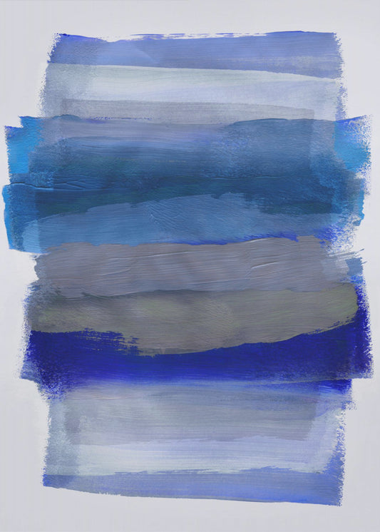 Abstract Brush Strokes 45Y | Poster