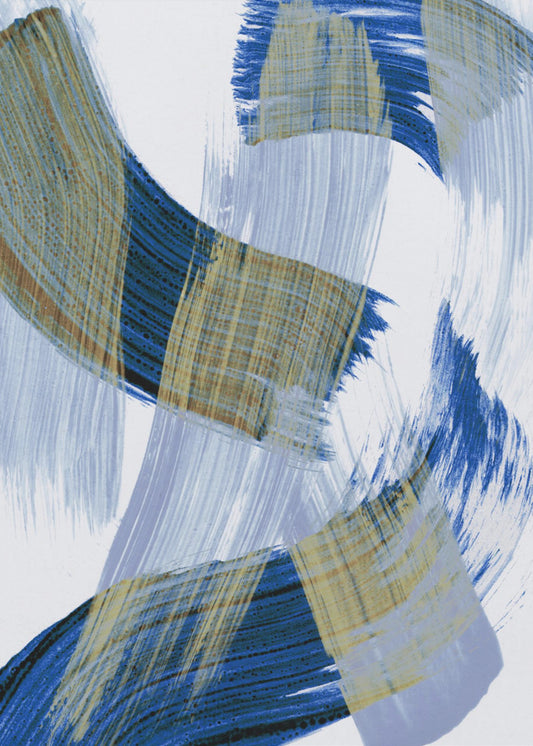 Abstract Brush Strokes 13 | Poster