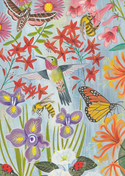 Pollinators and flowers | Canvas