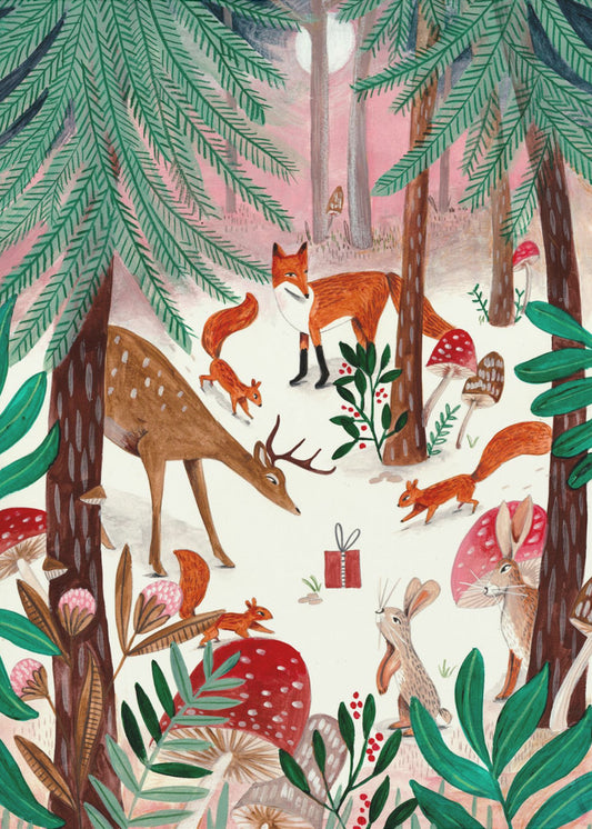 Surprise in the forest | Canvas