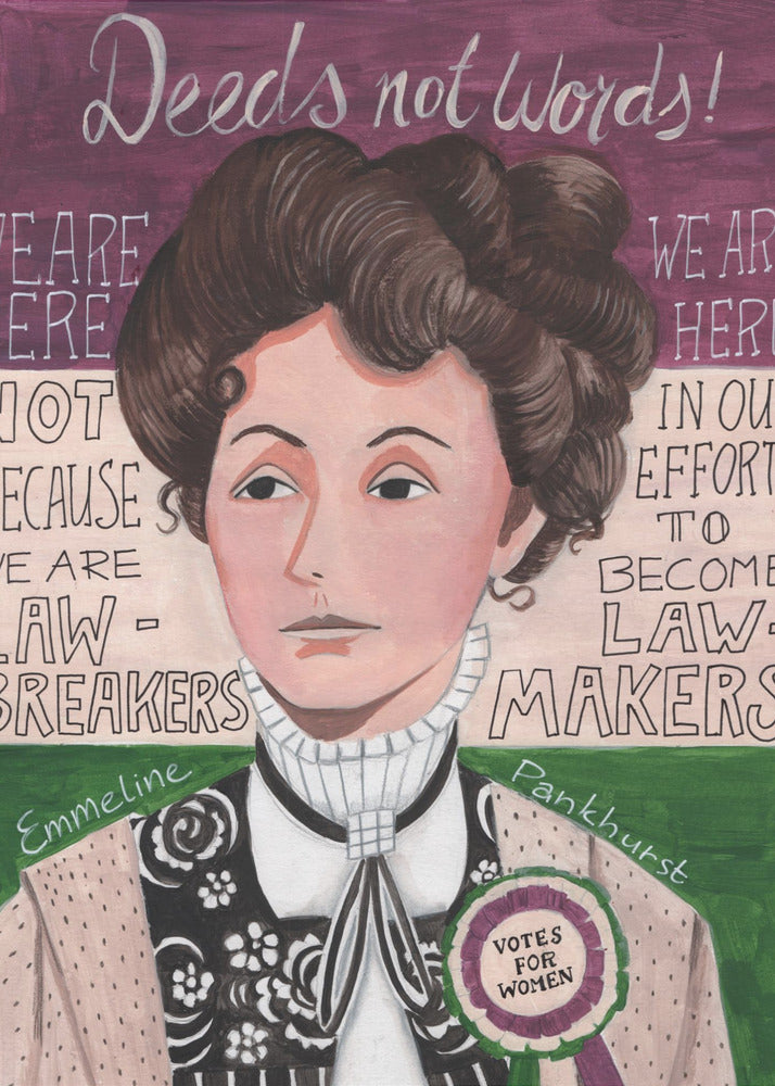 Portrait of a woman, Emmeline Pankhurst | Canvas