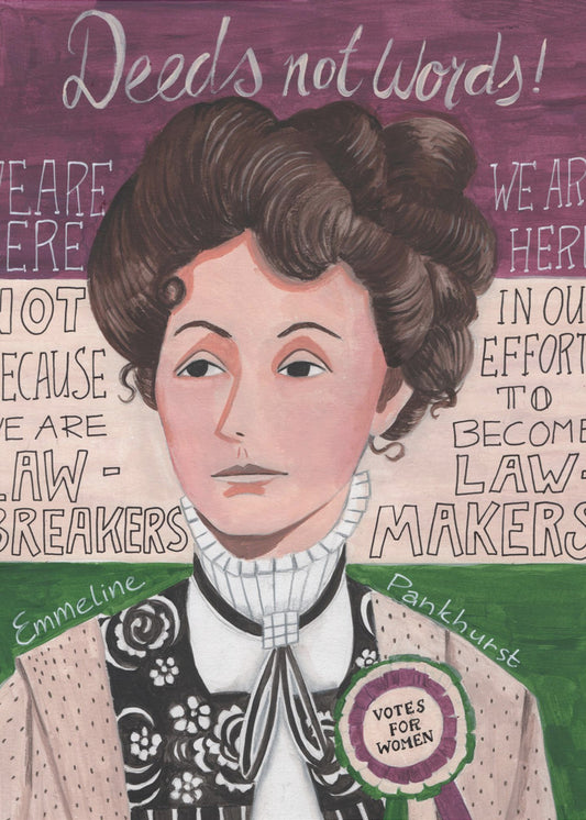 Portrait of a woman, Emmeline Pankhurst | Canvas
