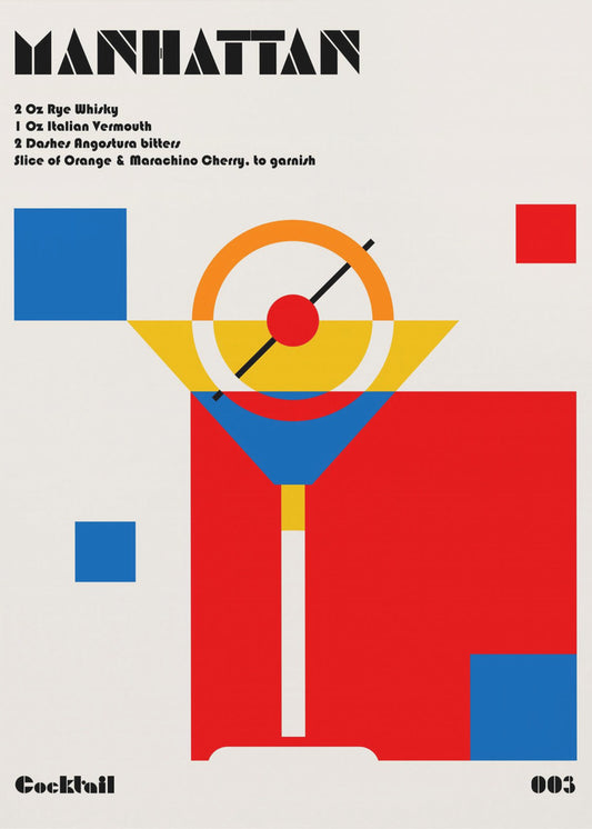 Manhattan Bauhaus Cocktail | Canvas
