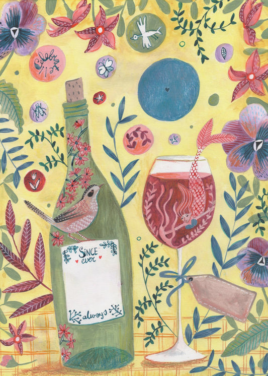 Mermaid Wine | Canvas