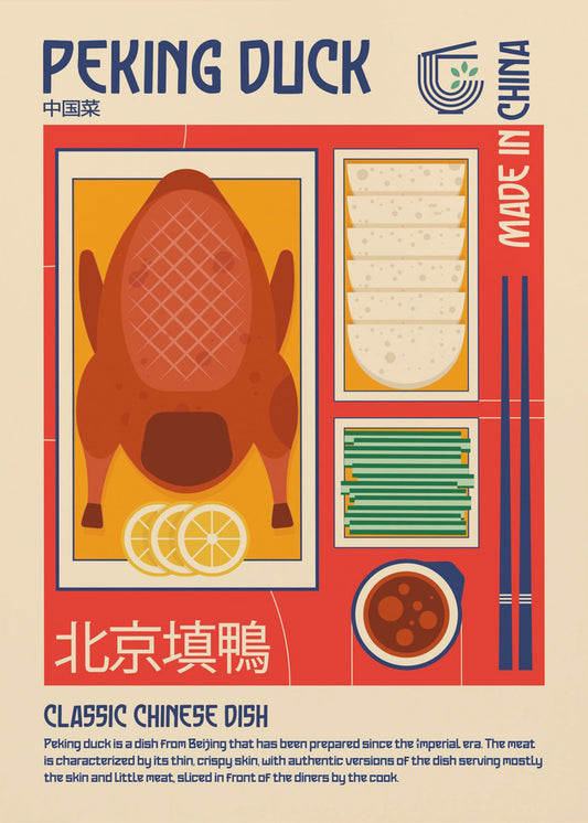 Pekingeend Japans eten Print | Canvas
