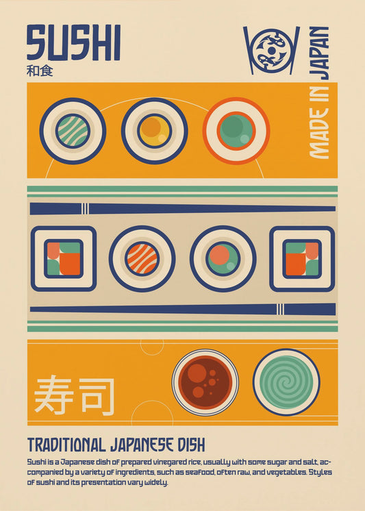 Sushi Japans eten print | poster
