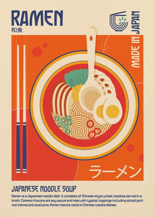 Ramen Japans eten Print | Canvas
