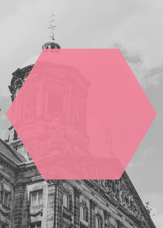 Hexagon over geschiedenis | Poster
