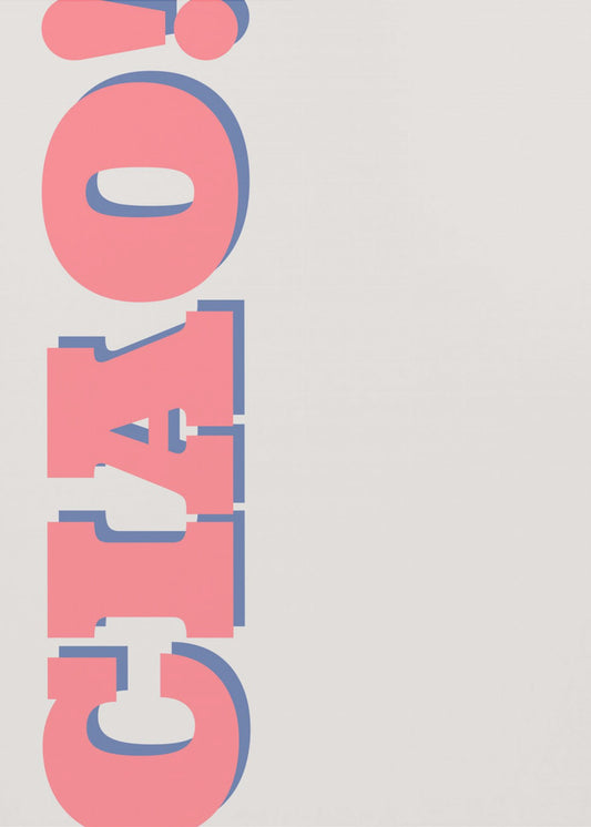 Ciao Kleuren Burst | Poster