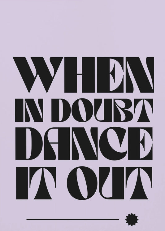 Dans de twijfels weg | Poster