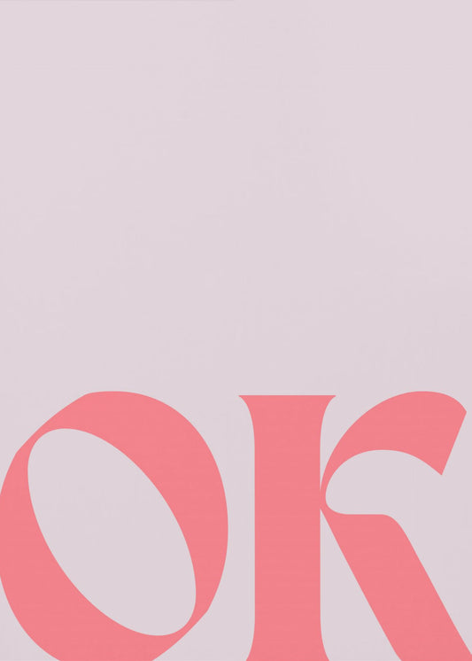 Gedurfd roze | Poster