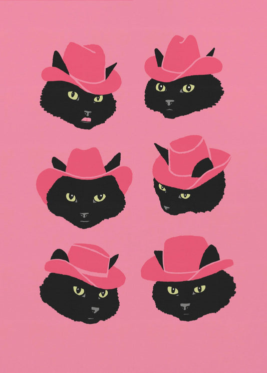 Marcy de Cowgirl Cat | Canvas