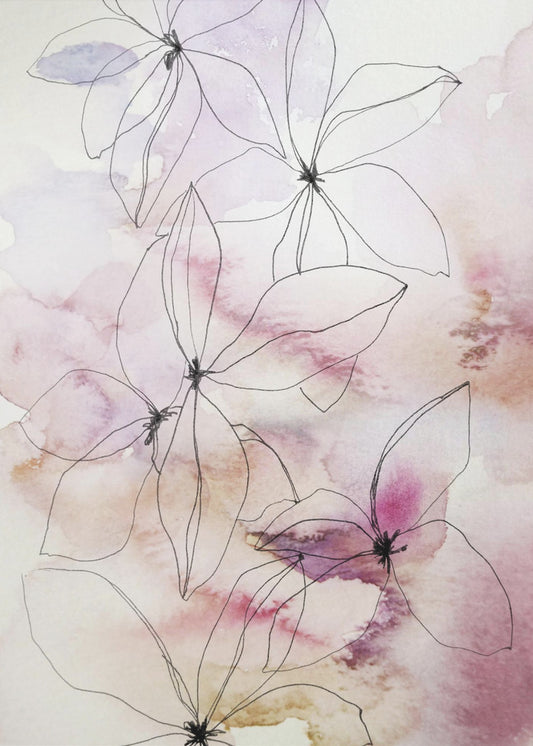 Fluisterblaadjes I | Canvas