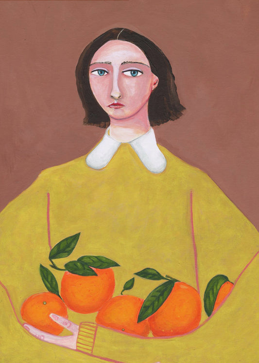 Lady with Oranges | Poster