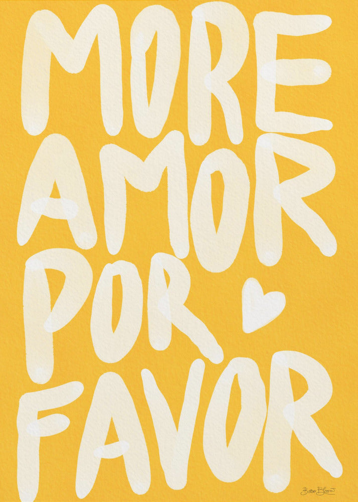 Meer Amor Por Favor | Canvas