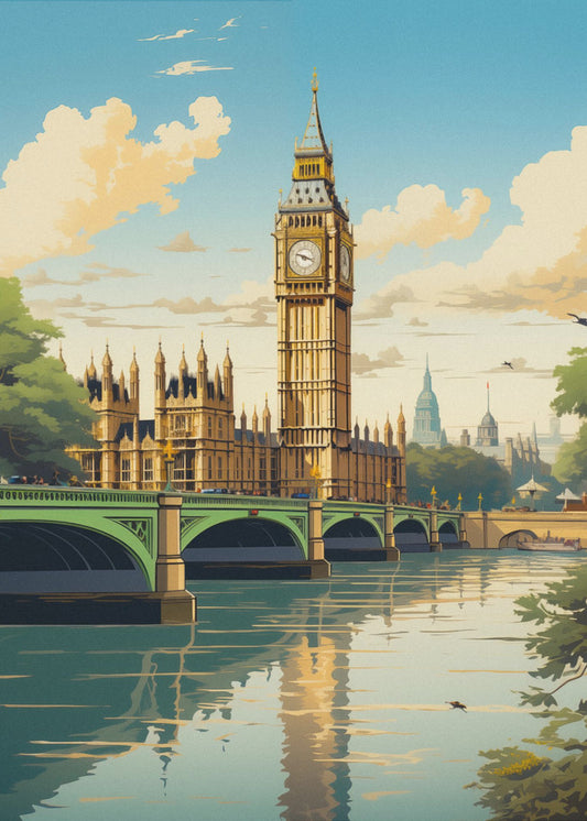 Uitzicht op Londen | Poster