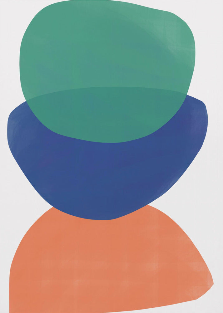 Grote vorm reliëf nr. 2 | Canvas