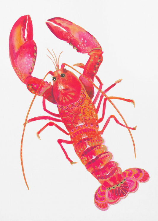 Kreeft met patroon | Poster