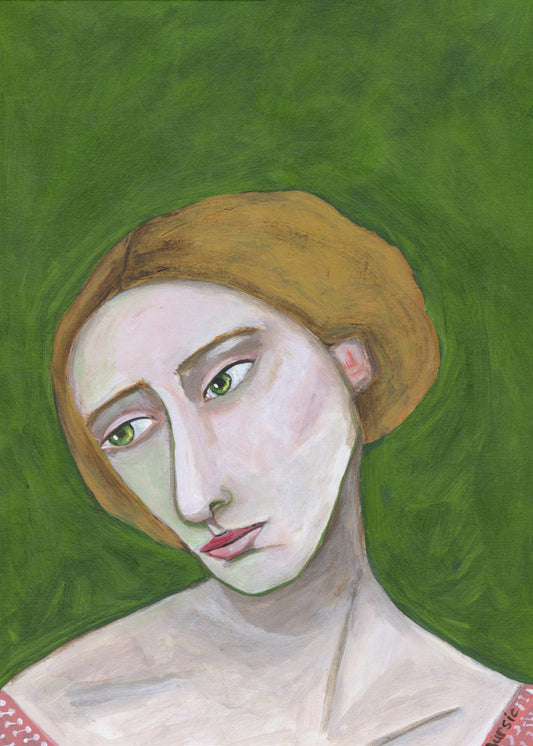 Lady looking down | Poster