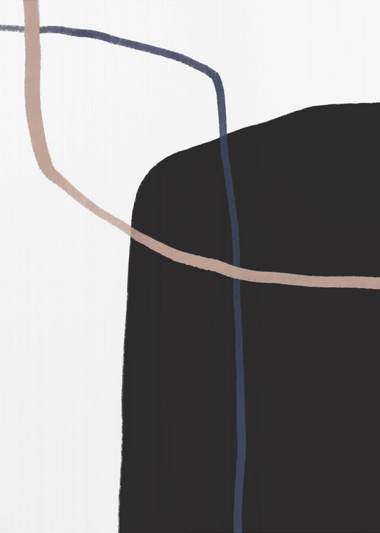 Curved Lines Harmony | Canvas
