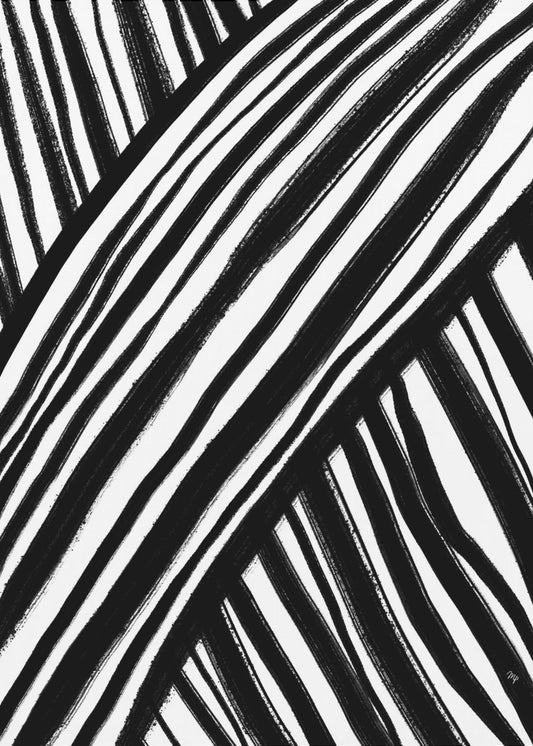 Het pad van Zebra | Canvas