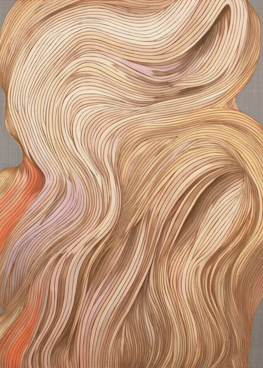 Natuurlijn II | Canvas