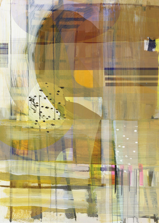 Yellow Ochre Abstract No2 | Canvas