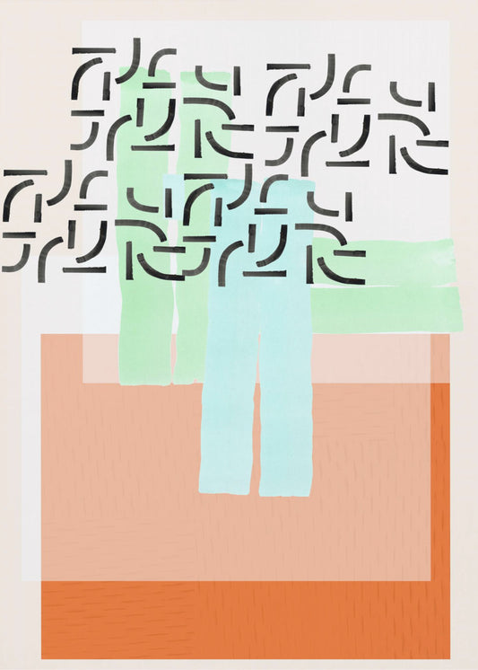 Pastel Pattern Collage 2 | Poster