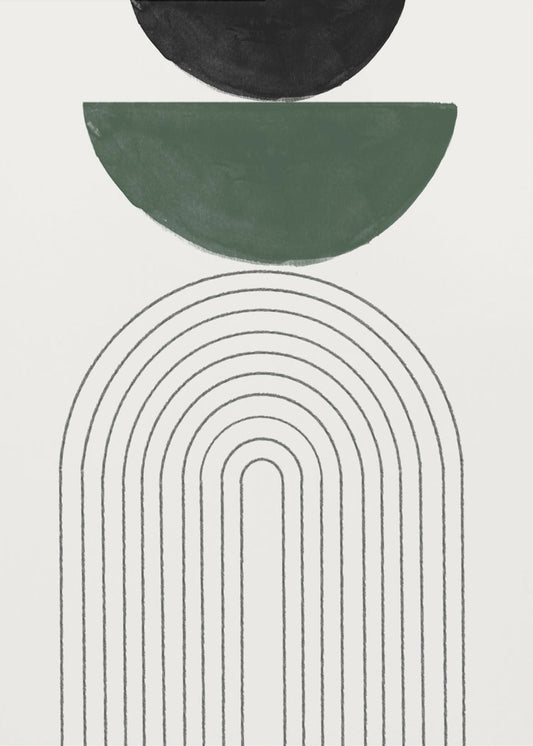 Vormen in harmonie | Canvas