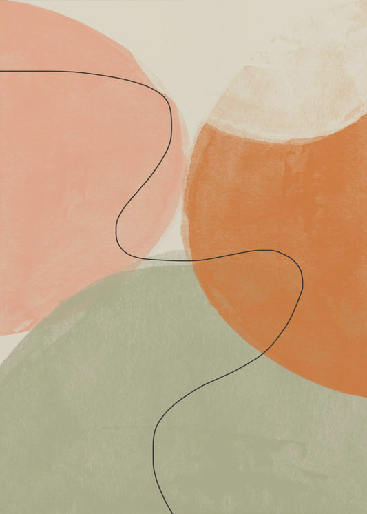 Zachte rondingen dansen | Canvas