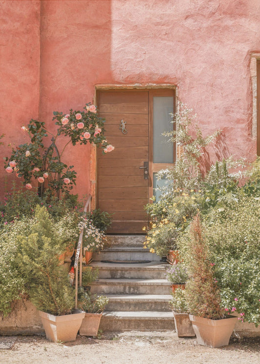 Het Roze Huis | Canvas