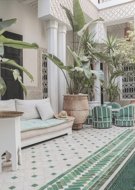 Oase van Marrakech | Canvas