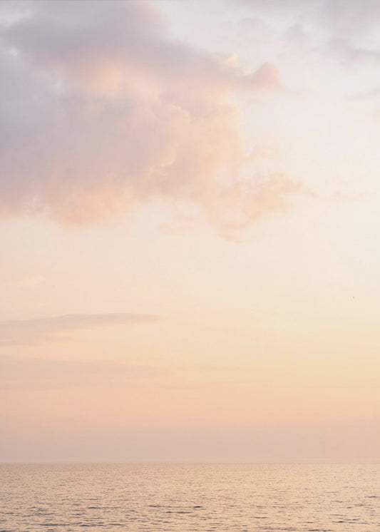 Pastelkleurige zonsondergang | Poster