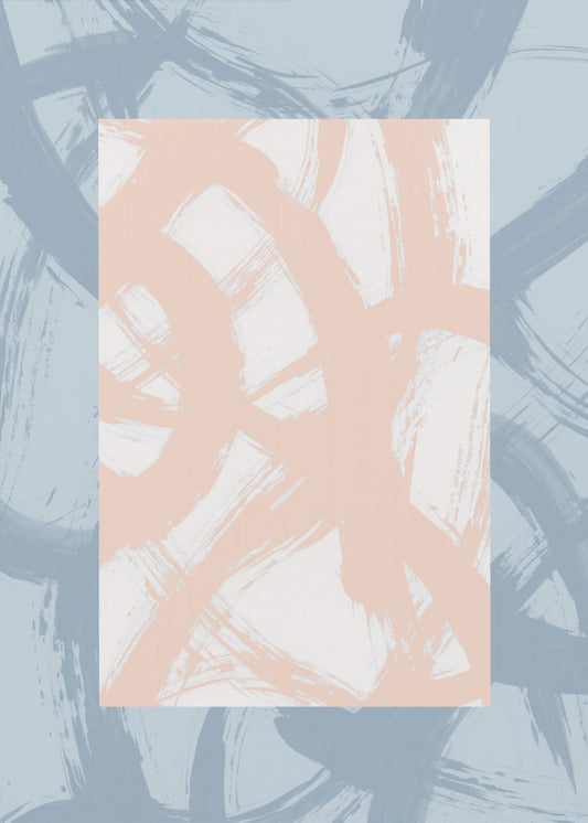 Abstract Brush Strokes 98A | Poster