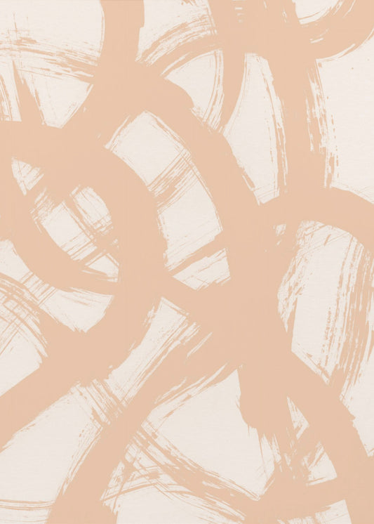 Abstracte penseelstreken 98B | Canvas
