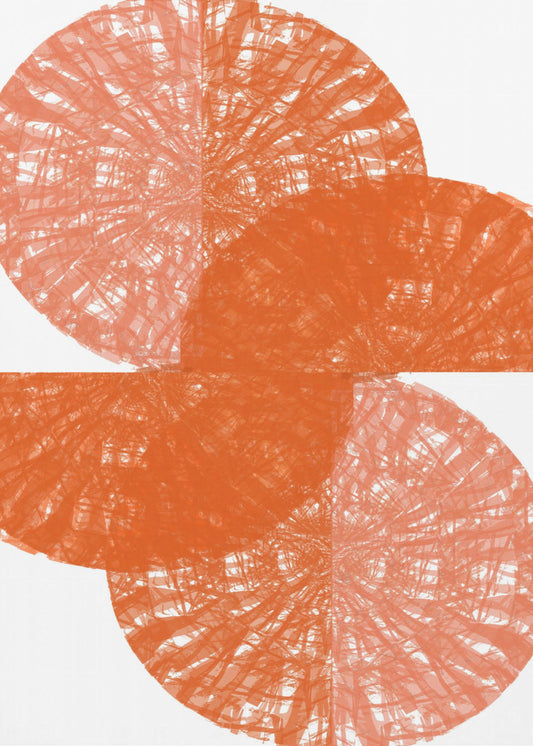 Oranje Cirkel Fans 1 | Canvas