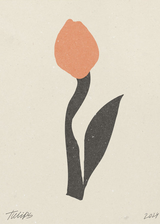 Moderne Bloem 01 | Canvas