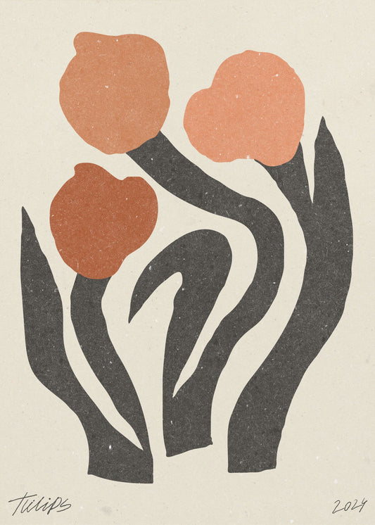 Moderne Bloem 02 | Canvas