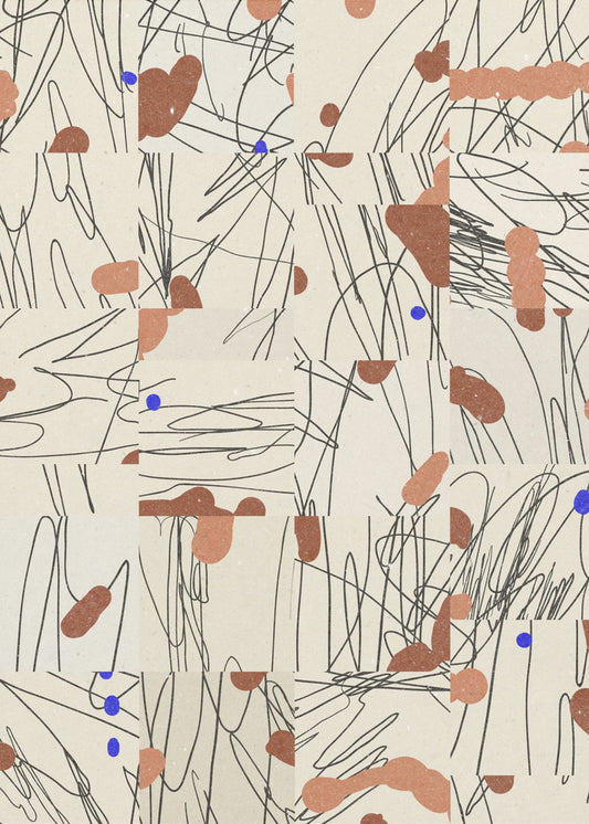 Abstracte compositie 2 | Canvas